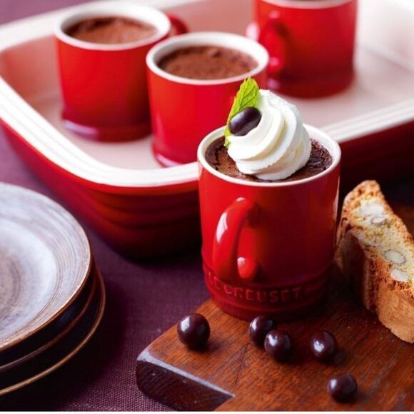 Le Creuset Cerise Espresso Mug Set of 4 - Picture 13 of 13